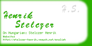 henrik stelczer business card